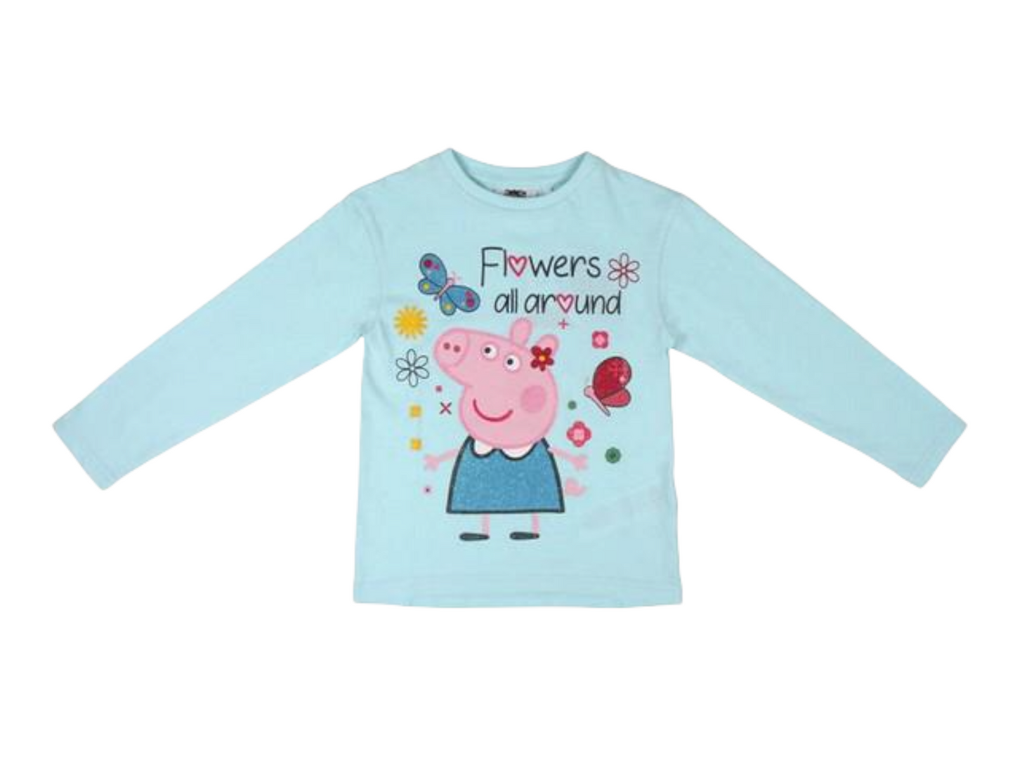 Langarm T-Shirt für Kinder Peppa Pig