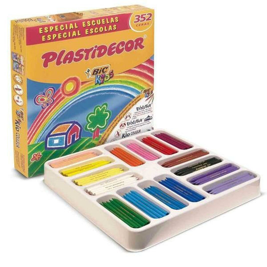 Coloured crayons Plastidecor Kids Box Multicolour
