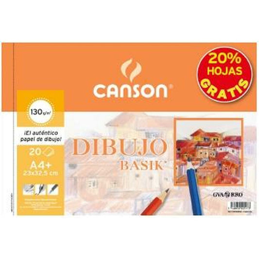 Drawing Pad Canson Basik Micro perforated 130 g/m²