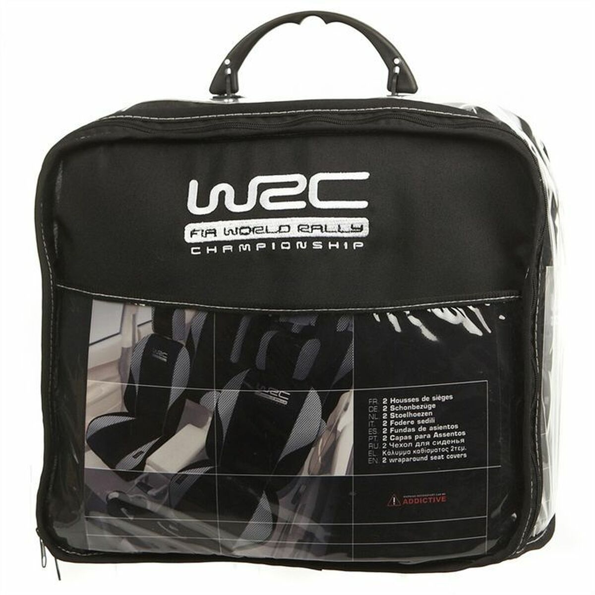 Ensemble de housses pour sièges WRC 007 339 Noir/Gris