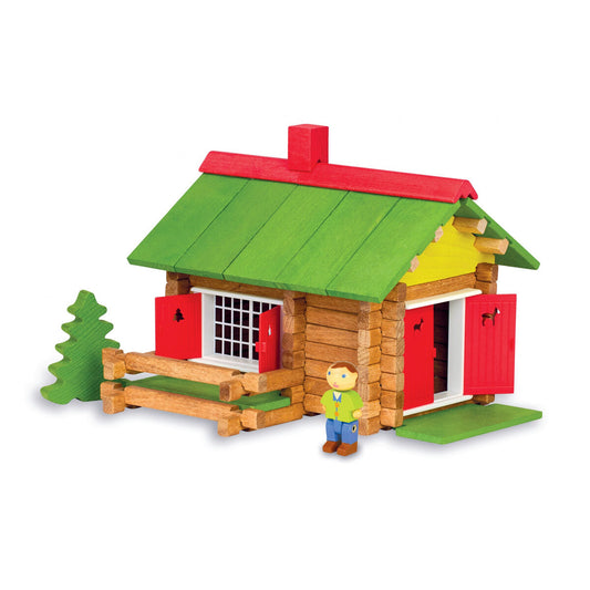 Actionfiguren Jeujura My Wooden Chalet  Playset 100 Stücke