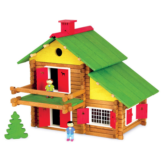 Playset Jeujura My Wooden Chalet (175 Pieces)