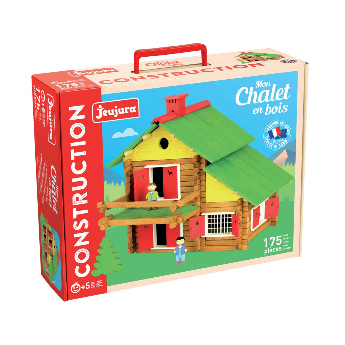 Playset Jeujura My Wooden Chalet (175 Pieces)