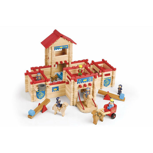 Actionfiguren Jeujura The Wooden Castle Fort  Playset 300 Stücke