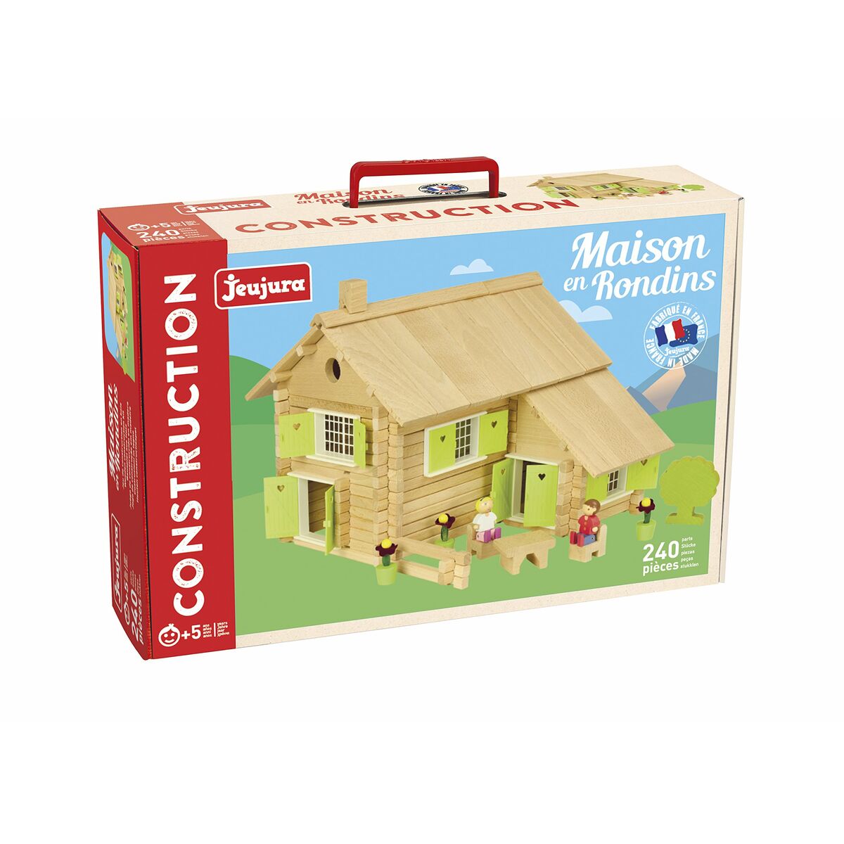 Playset Jeujura  Log house 240 Pieces (240 Pieces)