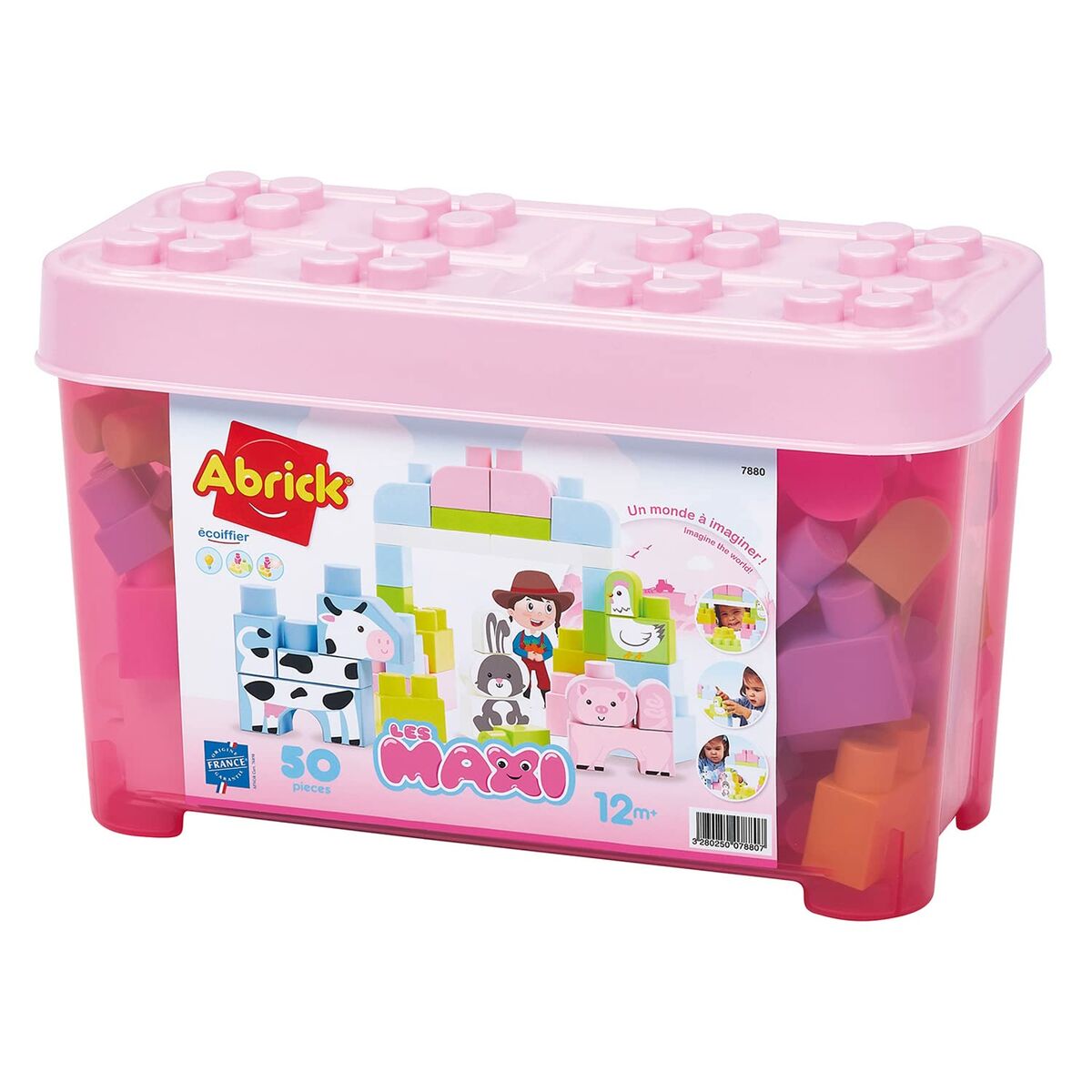 Boat with Building Blocks Ecoiffier Les Maxi (50 Pieces)