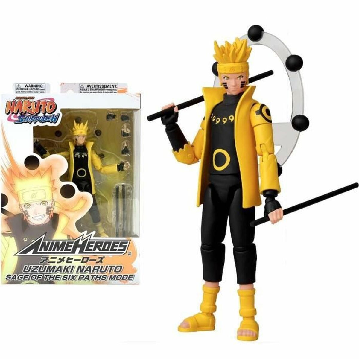 Figur mit Gelenken Naruto Anime Heroes - Naruto Six Paths Sage Mode 17 cm