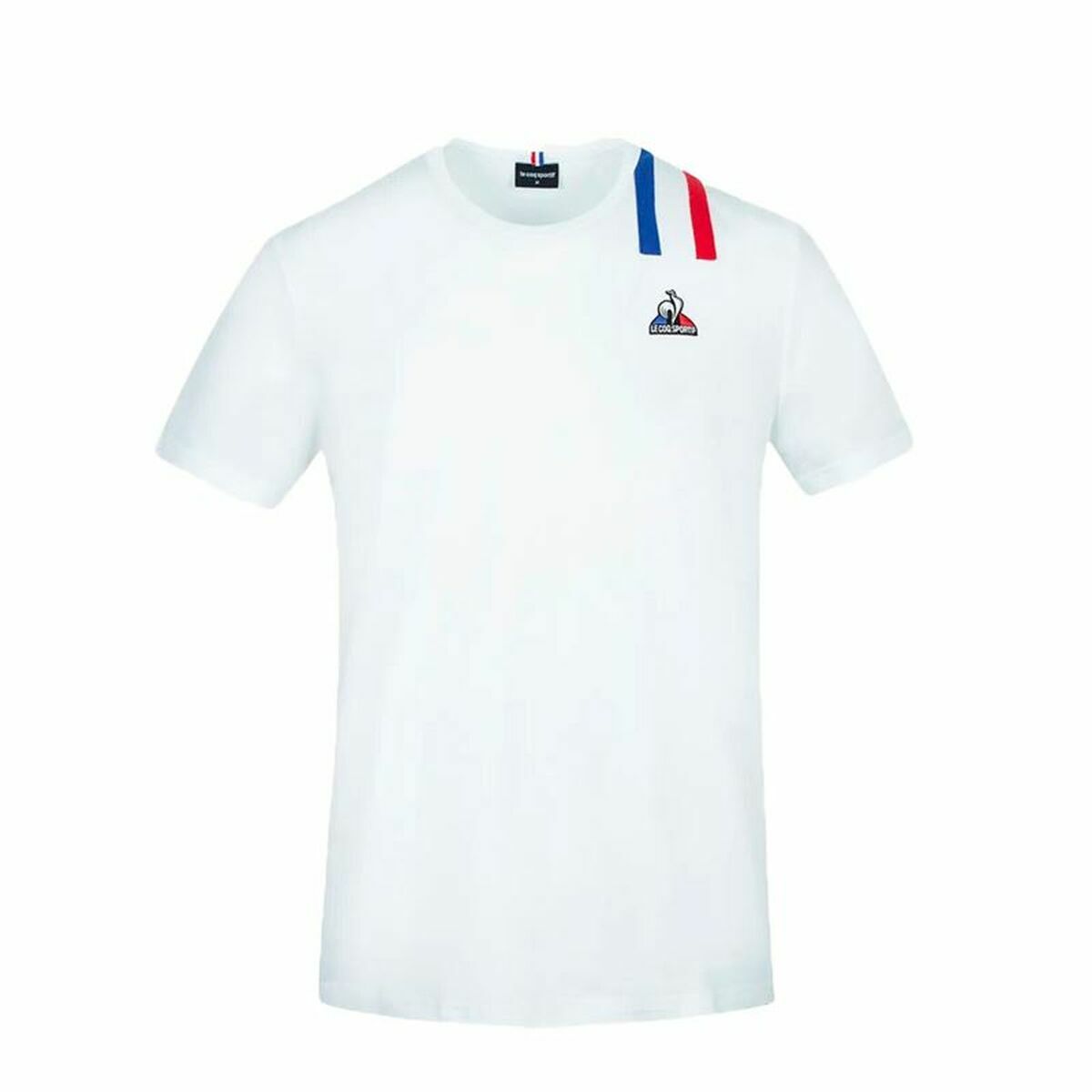 Unisex Kurzarm-T-Shirt Le coq sportif Weiß