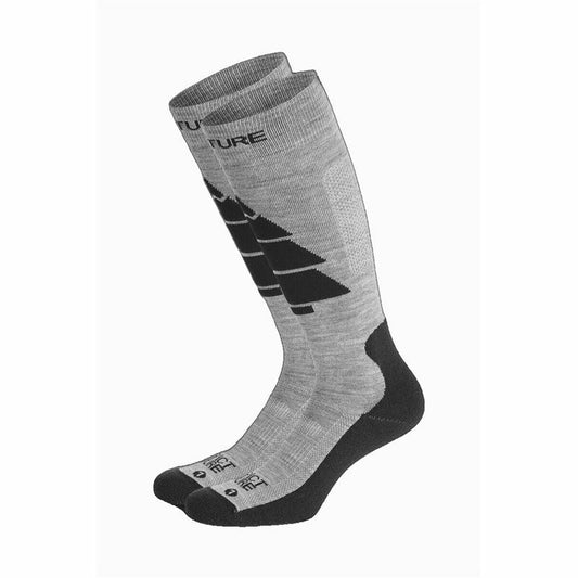 Sports Socks Picture Wooling  Black/Grey Dark grey