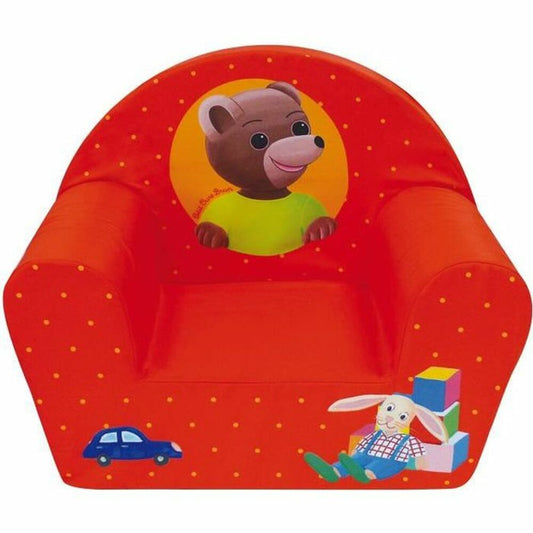 Child's Armchair Fun House 712583 Bear 52 x 33 x 42 cm Red