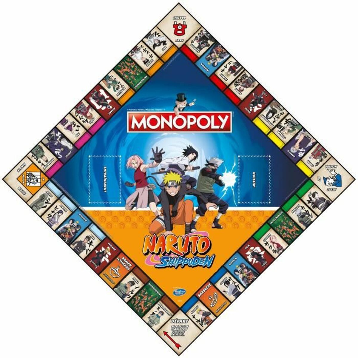 Jeu de société Winning Moves MONOPOLY Naruto (EN)