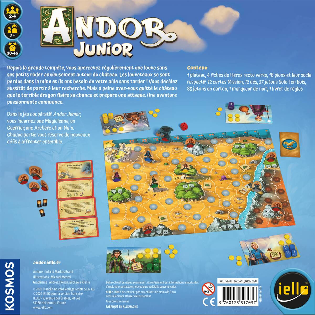 Tischspiel Iello 51703 Andor Junior