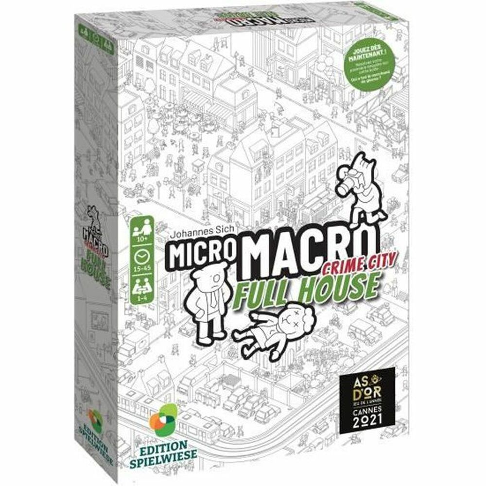 Tischspiel BKR Bunker Micro Macro 2 Crime City - Full House