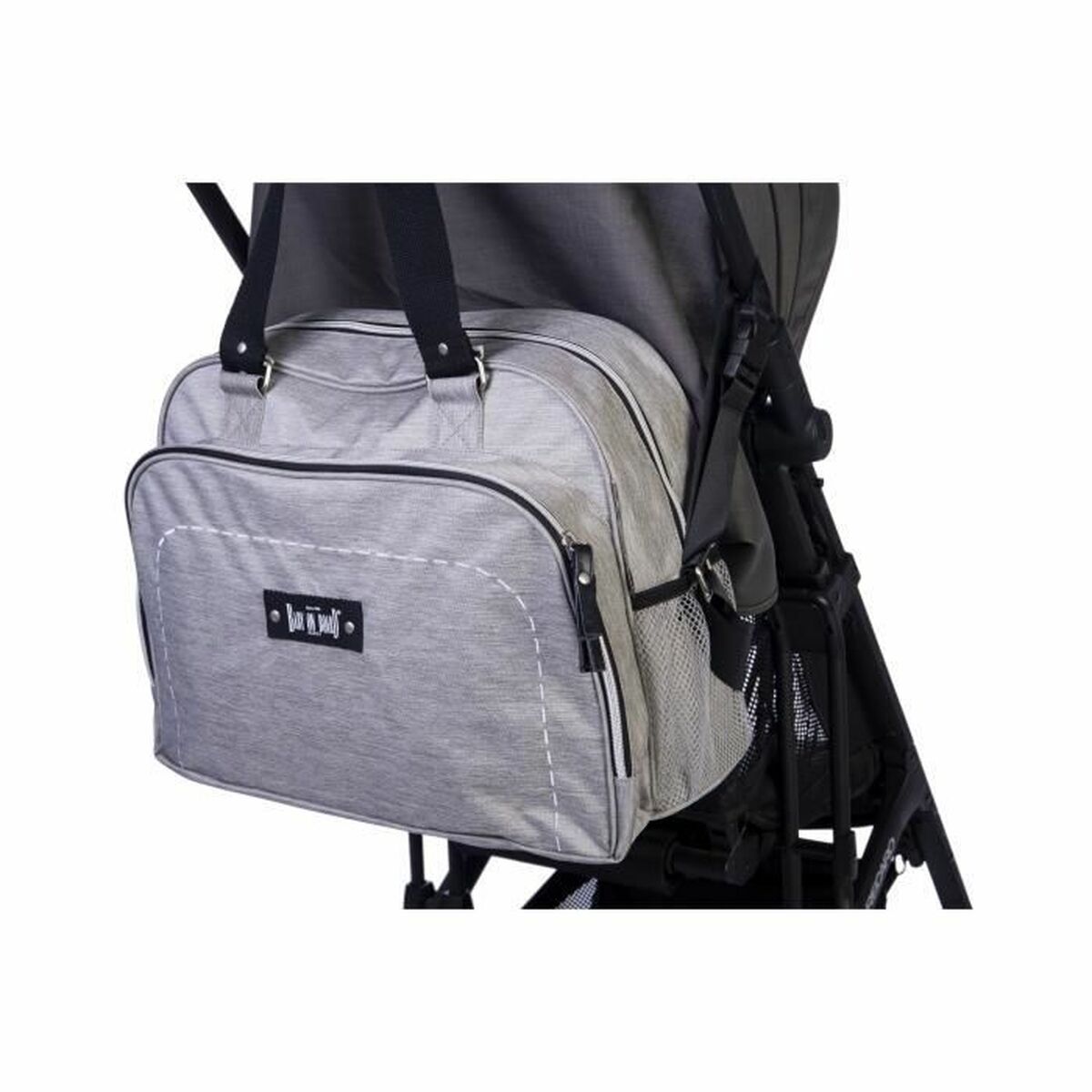 Diaper Changing Bag Baby on Board Simply Sushi Black Grey