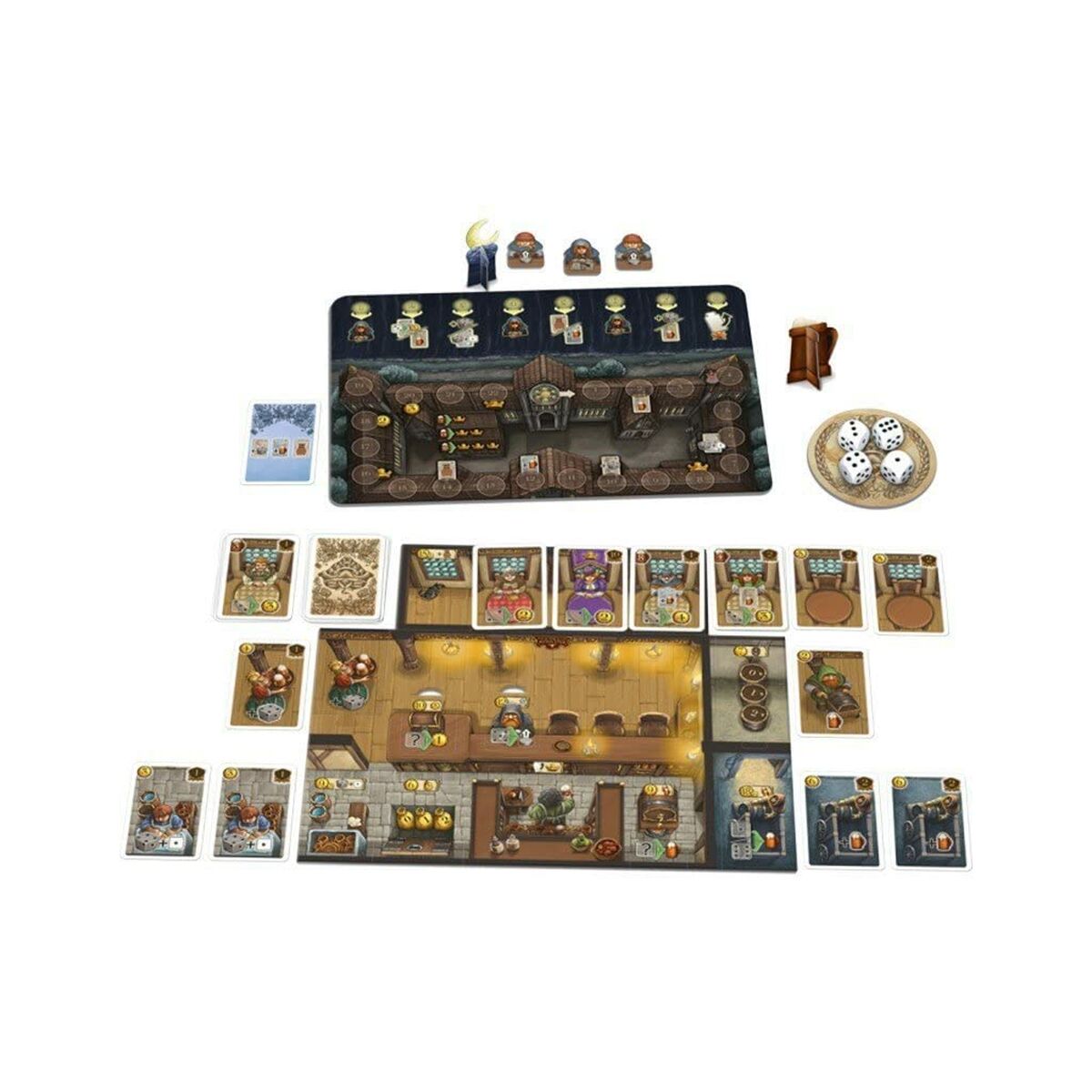 Tischspiel Schmidt Spiele Les tavernes de la vallée profonde