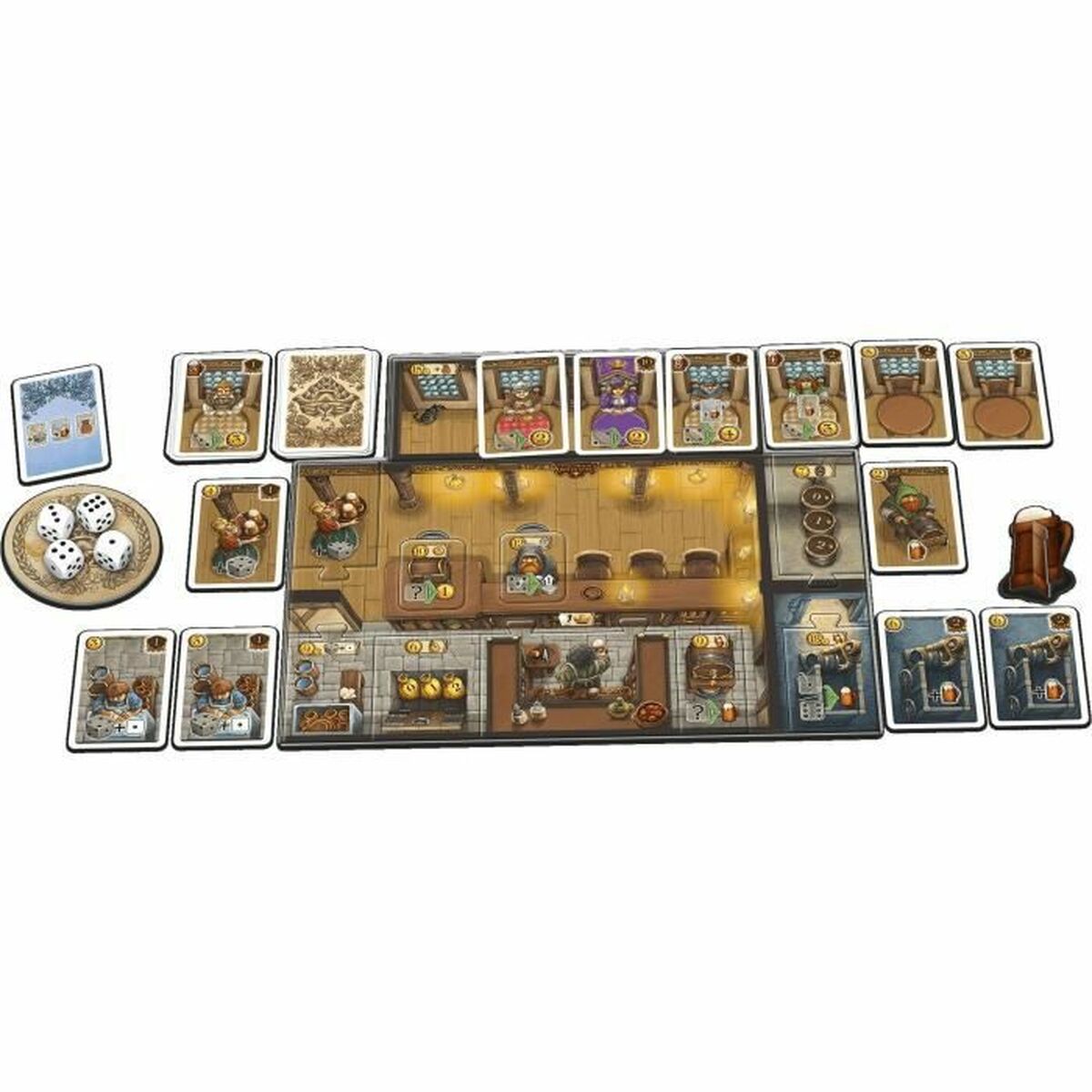 Tischspiel Schmidt Spiele Les tavernes de la vallée profonde