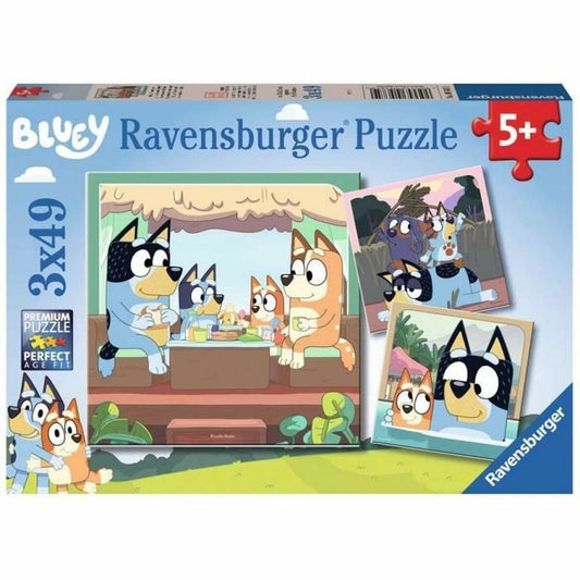 Set mit 3 Puzzeln Bluey Ravensburger 05685 147 Stücke