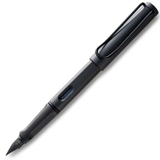 Stylo Calligraphique Lamy Safari 017M Noir mat Bleu