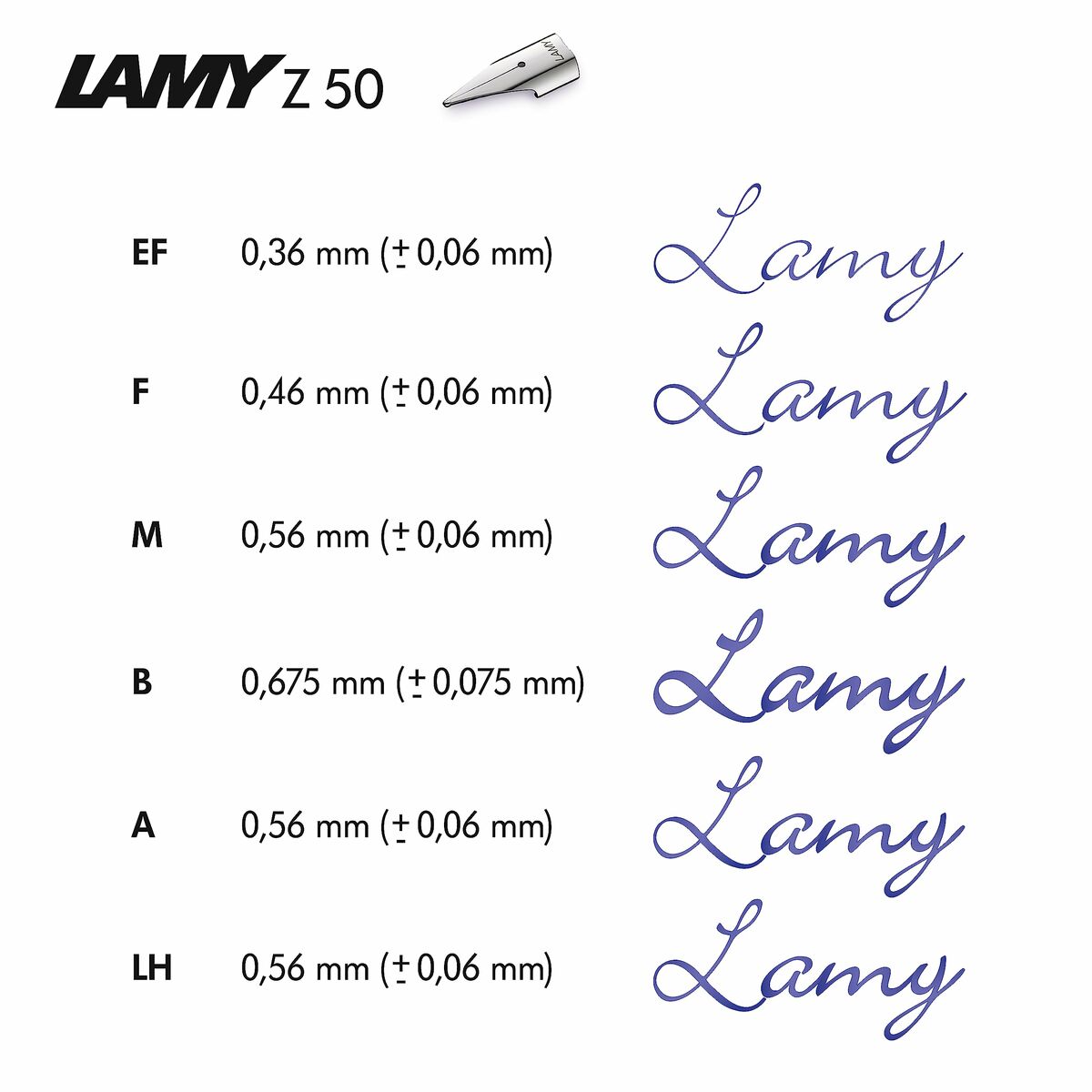 Kalligrafie-Feder Lamy Al-Star F Lila