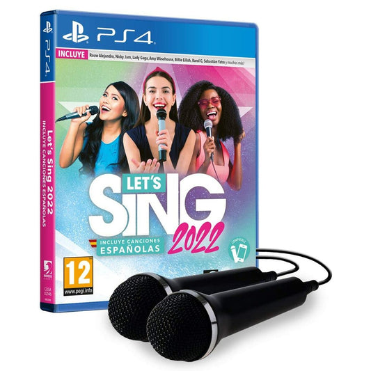 PlayStation 4 Videospiel KOCH MEDIA Lets Sing 2022 + Micros
