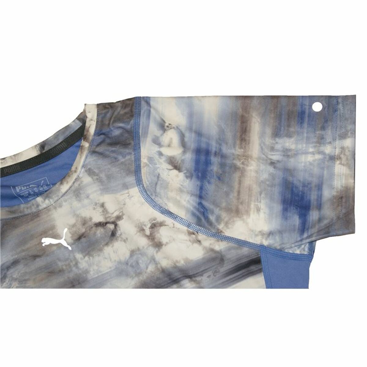 Women’s Short Sleeve T-Shirt Puma Graphic Tee Blue