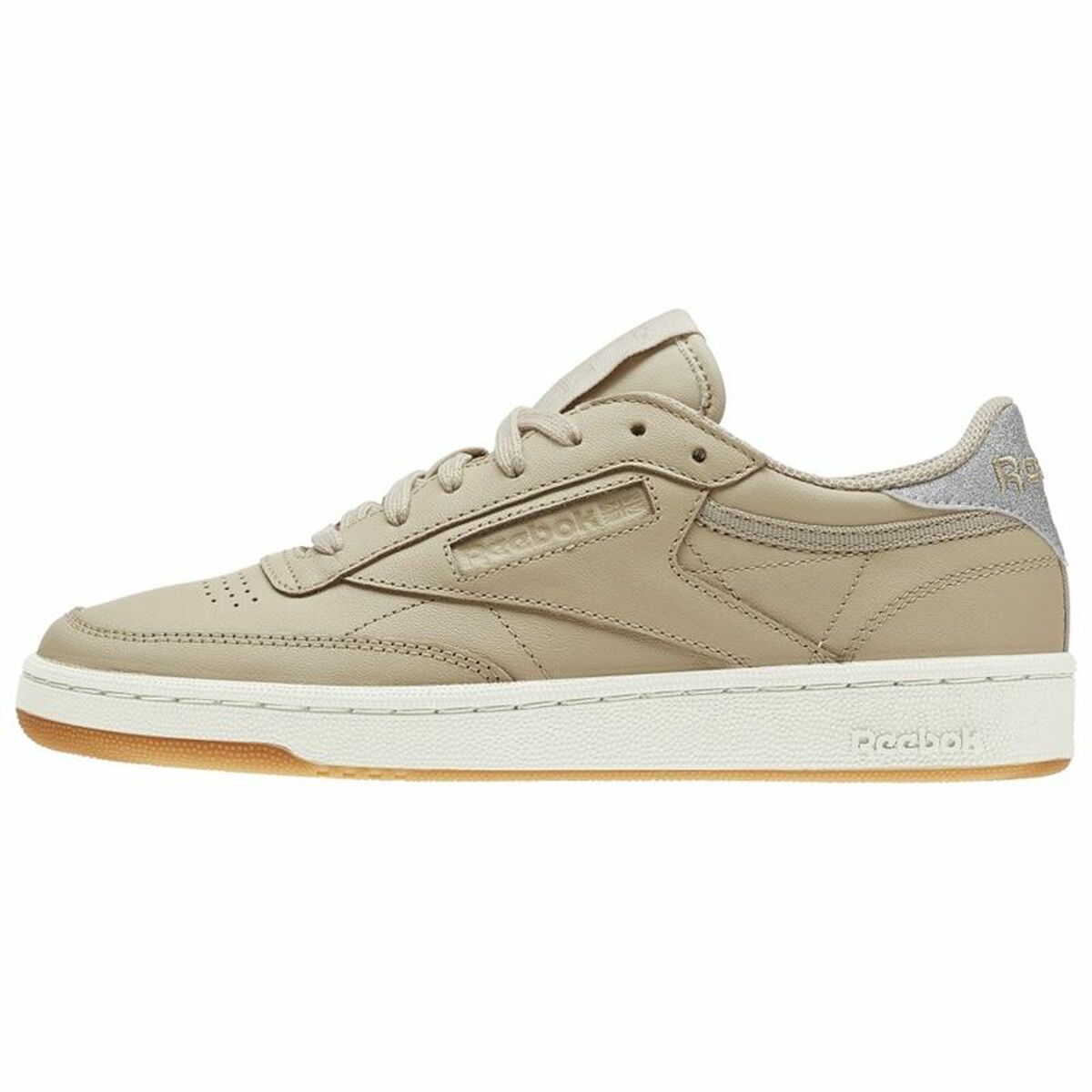 Laufschuhe für Damen Reebok Classic Club C Diamond  Beige