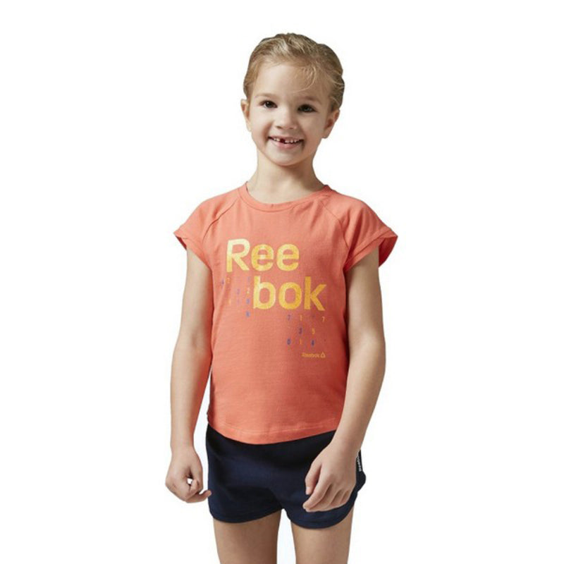 Children's Sports Outfit Reebok G ES SS Orange