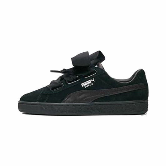 Casual Damenturnschuh Puma Suede Heart Ep Schwarz