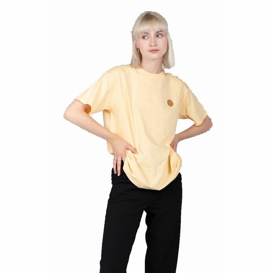 Damen Kurzarm-T-Shirt 24COLOURS Casual Gelb