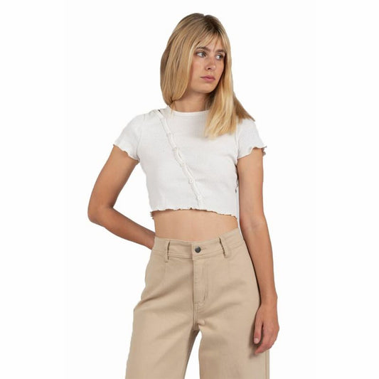 Damen Kurzarm-T-Shirt 24COLOURS Casual Weiß