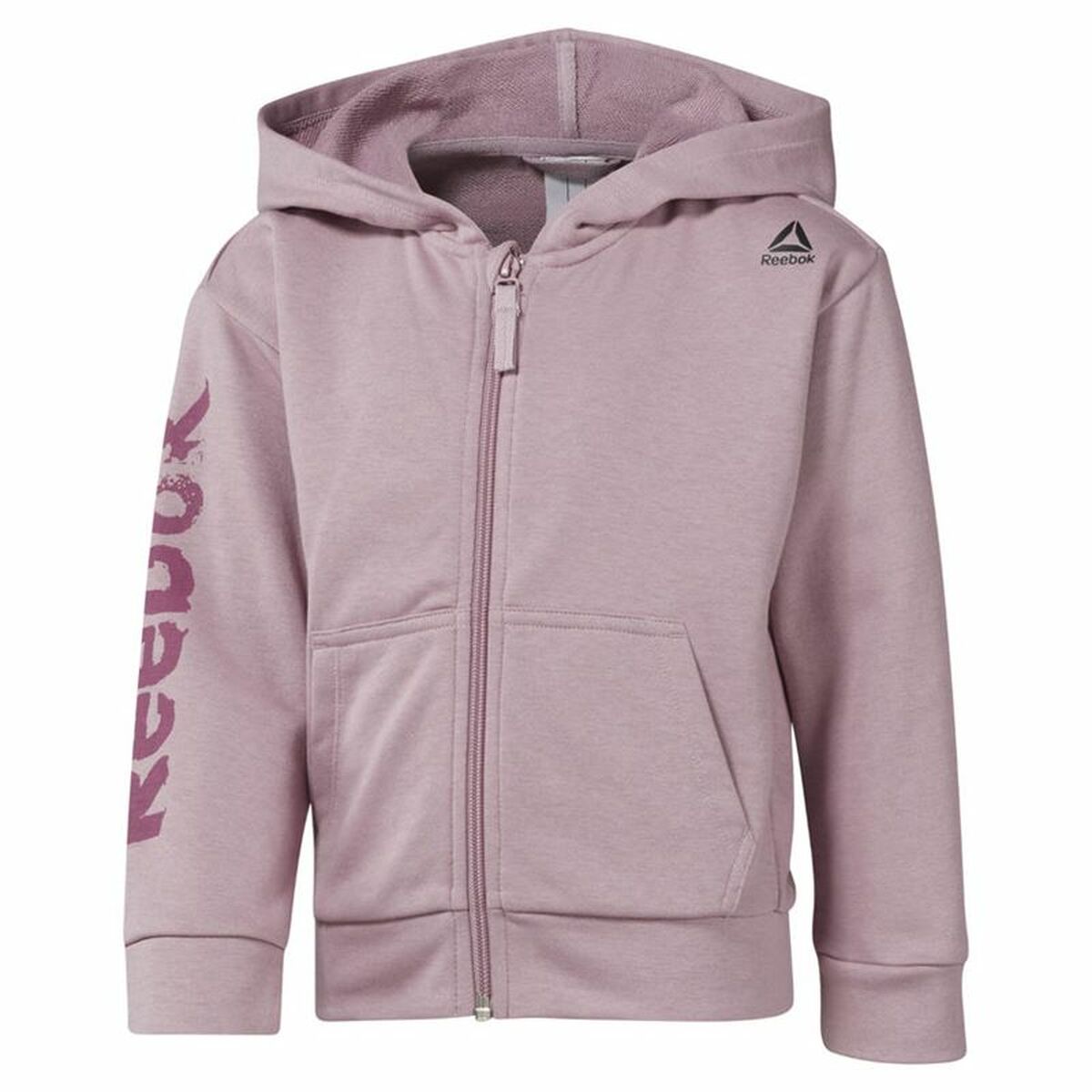 Sportjackefür Herren Reebok  Essentials Fullzip Lila Kapuze