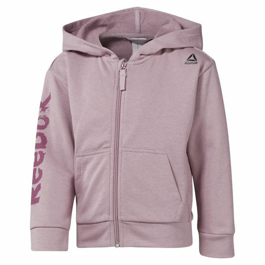 Men's Sports Jacket Reebok  Essentials Fullzip Lilac Hood