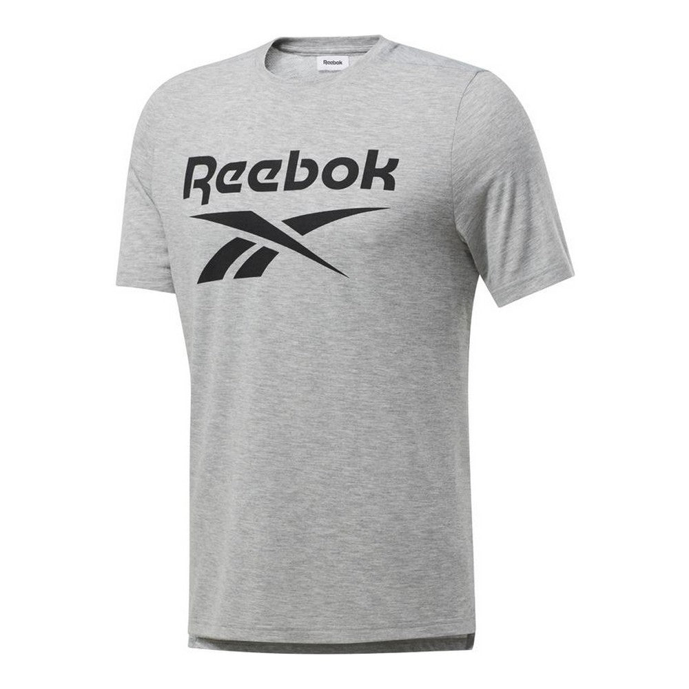 Men’s Short Sleeve T-Shirt Reebok Workout Ready Supremium Grey