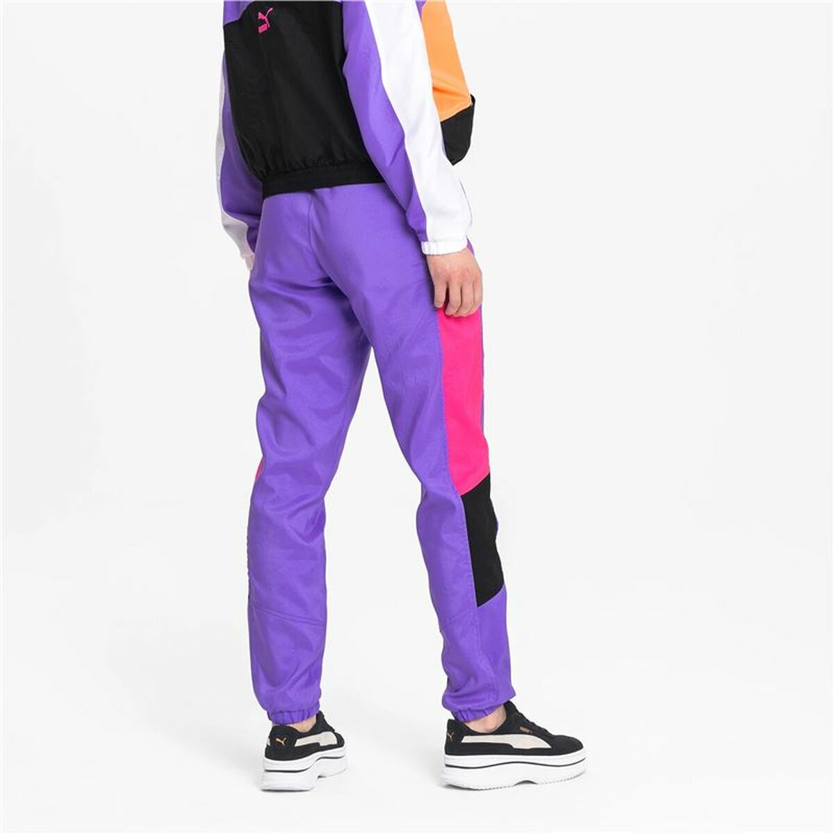 Adult's Tracksuit Bottoms Puma TFS OG Retro Pants Luminous Lady Purple