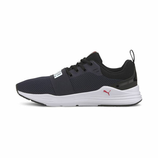 Running Shoes for Adults Puma Wired Run Dark blue Unisex
