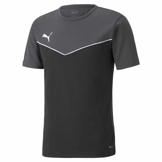 Men’s Short Sleeve T-Shirt Puma individualRISE Black Grey