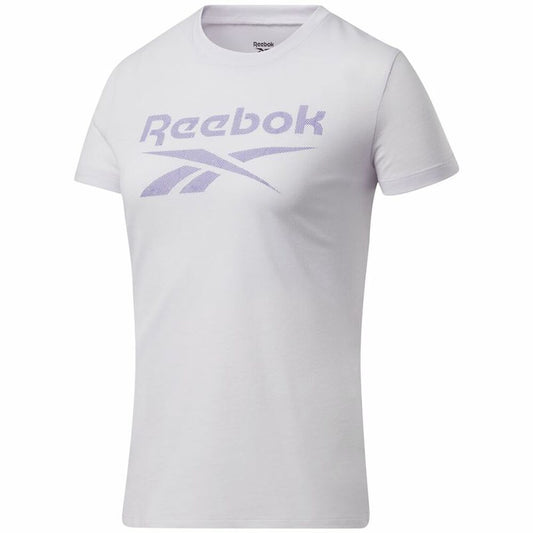 T-shirt à manches courtes femme Reebok Workout Ready Supremium Pourpre Blanc