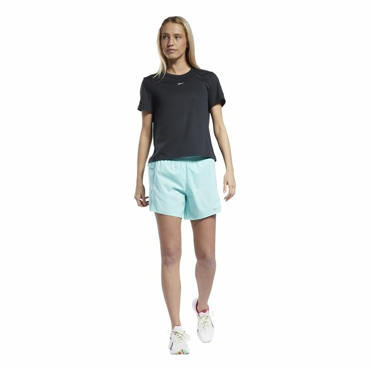 T-shirt à manches courtes femme Reebok Speedwick Noir