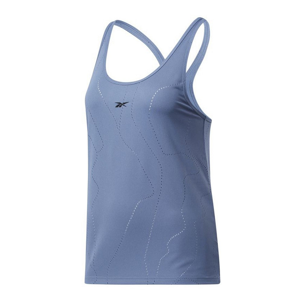 Tank Top Women Reebok United By Fitness Perforated Indigo