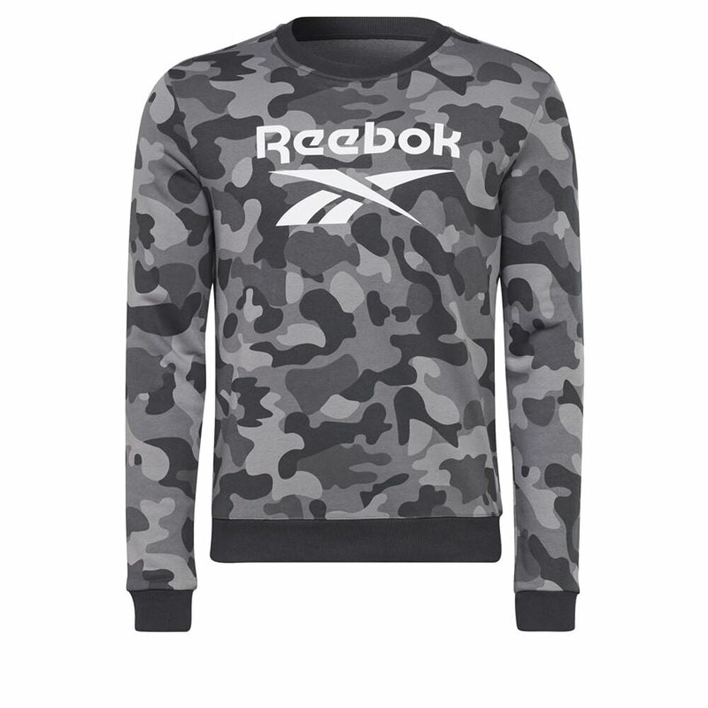 Men’s Sweatshirt without Hood Reebok Camo Black