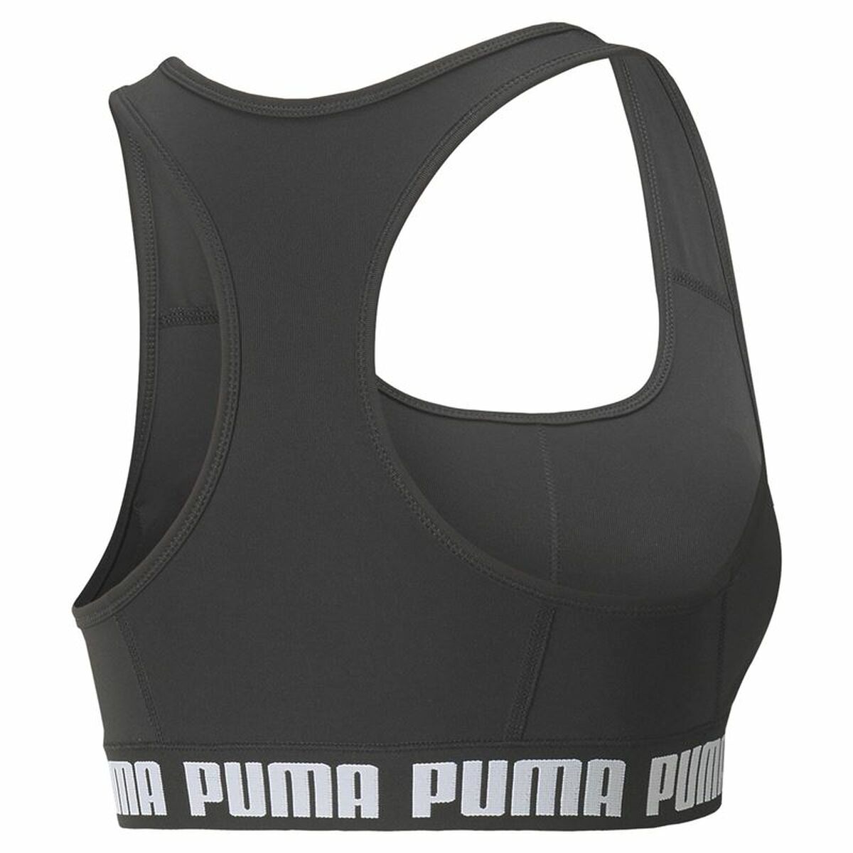 Sports Bra Puma Mid Impact Puma Stro Black