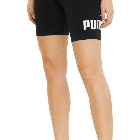 Leggings de Sport pour Femmes Puma Essentials Logo Noir