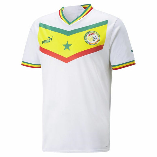 Men's Short-sleeved Football Shirt Puma Senegal White