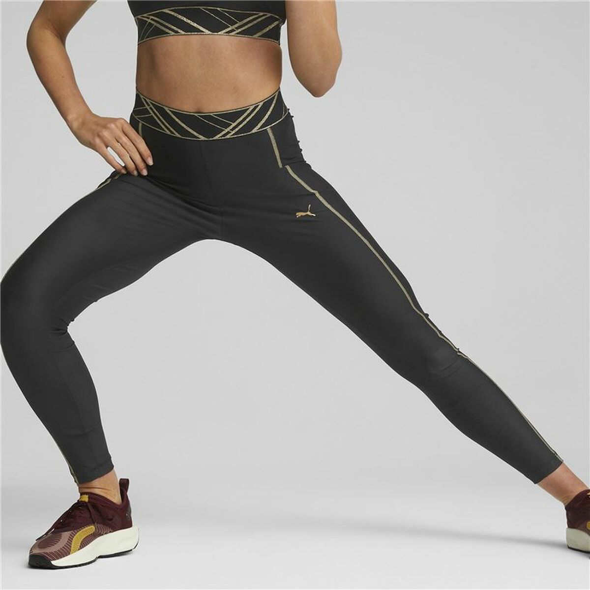 Sport leggings for Women Puma Deco Glam Black