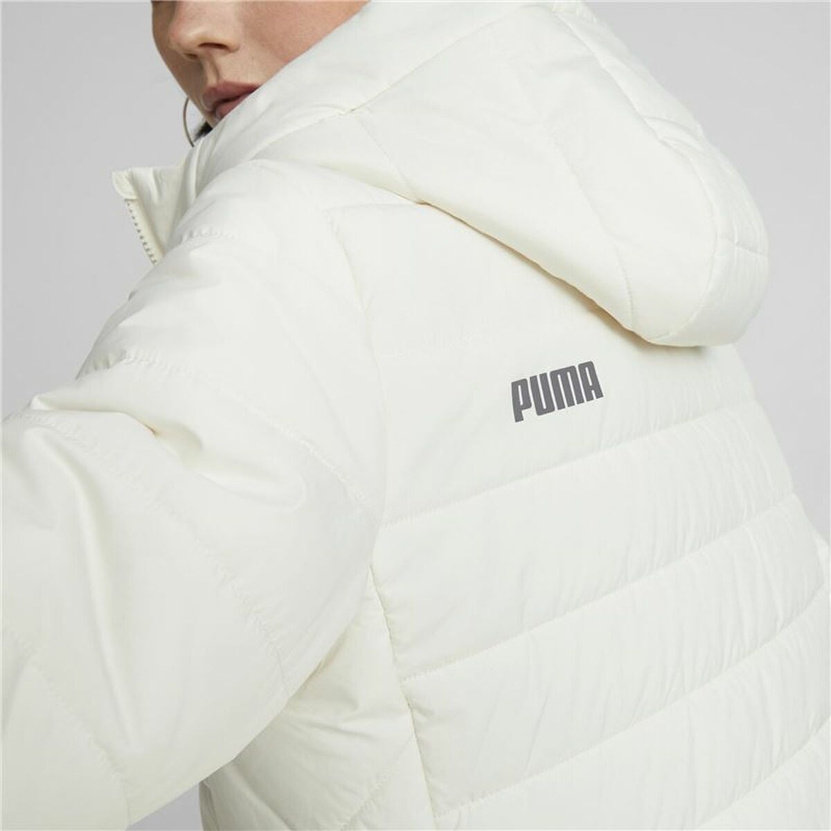 Women's Sports Jacket Puma Essentials Padded White