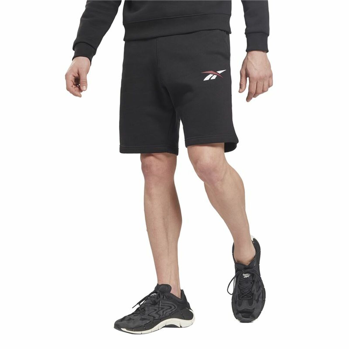 Men's Sports Shorts Reebok Vector Fleece Black