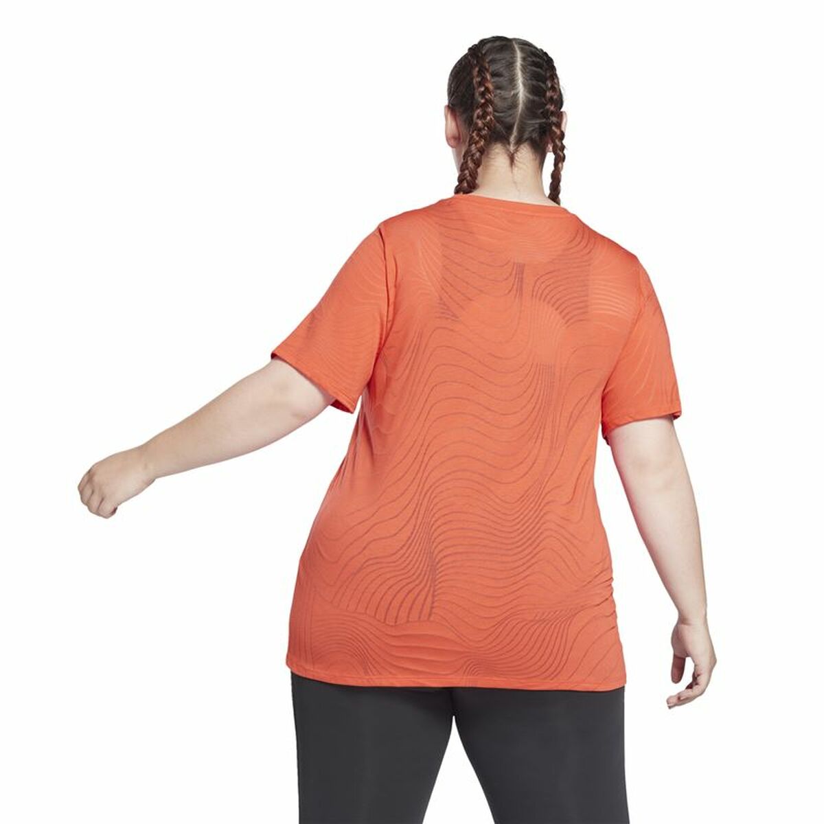 Damen Kurzarm-T-Shirt Reebok Burnout Orange