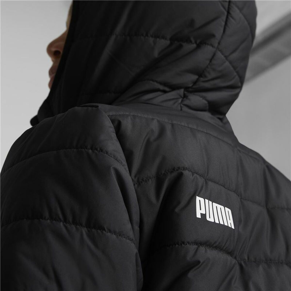 Children's Sports Jacket Puma Essodeddded Black