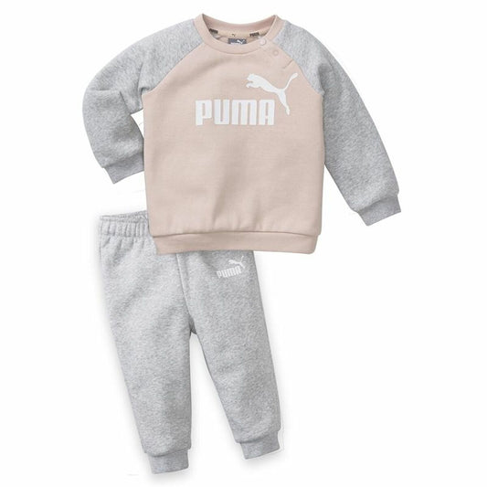 Baby's Tracksuit Puma Minicat Essentials Grey