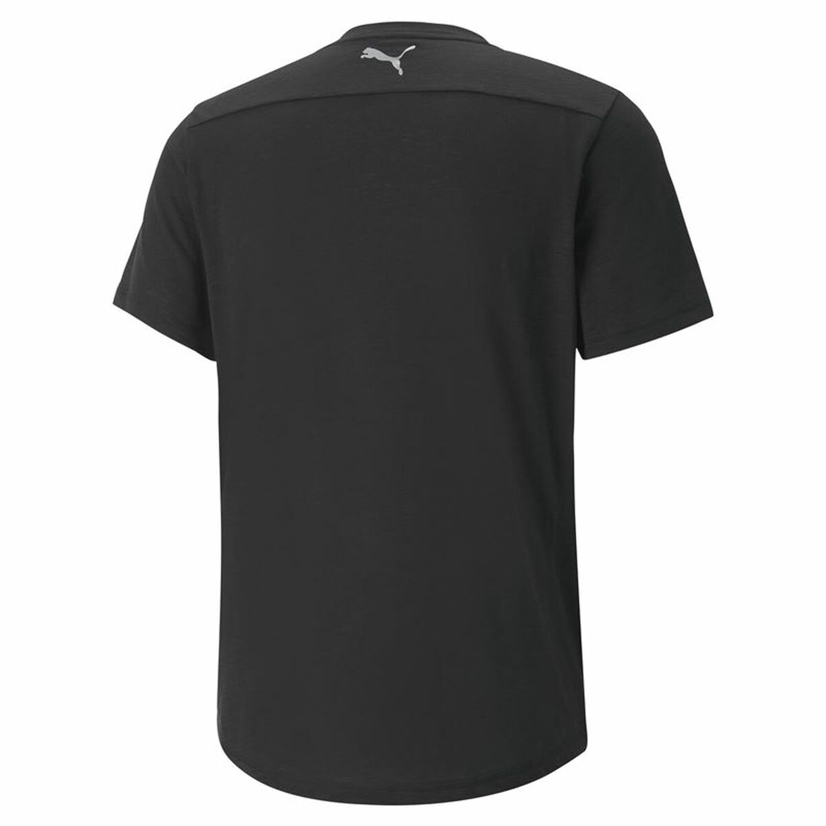 Men’s Short Sleeve T-Shirt Puma Performance Logo Black Men